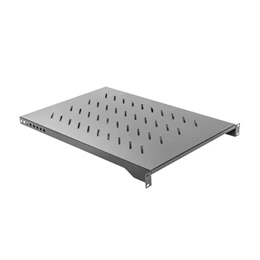 Lanberg rackszekrény tálca (19", 1U, fix, 750mm mély, 15kg, fekete)