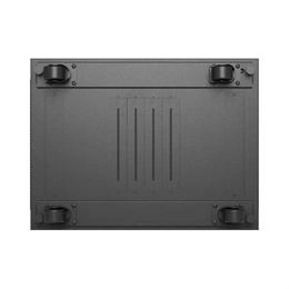 Lanberg szabadon álló rackszekrény (19", 24U, 600x800 mm, üvegajtó, lapraszerelt, LCD, fekete)