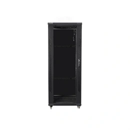Lanberg szabadon álló rackszekrény (19", 32U, 600x600, lapraszerelt, 520mm mély, fekete)