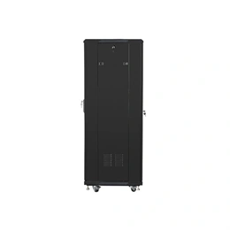 Lanberg szabadon álló rackszekrény (19", 32U, 600x600, lapraszerelt, 520mm mély, fekete)