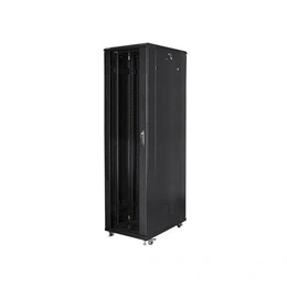Lanberg szabadon álló rackszekrény (19", 47U, 800x1000, lapraszerelt, 920mm mély, fekete)