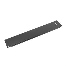 Lanberg takaró panel (19", 2U, fém, fekete)