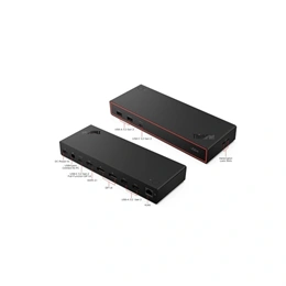 Lenovo ThinkPad USB4 Dock 5000 dokkoló (1x HDMI, 2x DisplayPort, 4x USB-A, 2x USB-C, Gigabit LAN, 100W PD)