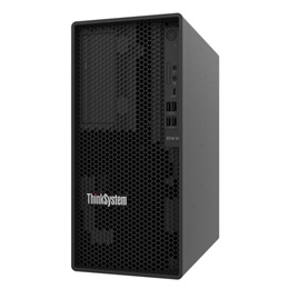 Lenovo ThinkSystem ST45 v3 torony (AMD EPYC 4142P, 4 mag, 3,8 GHz, 16GB, 2x480GB SSD, szoftver RAID, 500W, 3 év NBD)