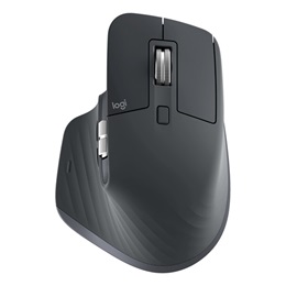 Logitech MX Master 3S vezeték nélküli egér (optikai, Bluetooth, 7 gomb, grafitszürke)