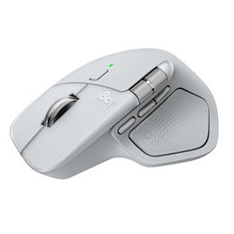 Logitech MX Master 4 vezeték nélküli egér (optikai, Bluetooth, kompatibilis Mac, halványszürke)