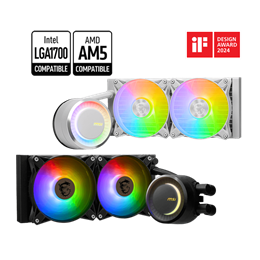 MSI Coreliquid E240 CPU vízhűtés (240 mm, 2x ARGB, univerzális, fehér)