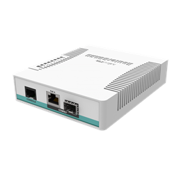 MikroTik CRS106-1C-5S switch/router (asztali, 1x 1 Gbps combo, 5x 1 Gbps SFP, 128 MB RAM, 16 MB flash, RouterOS L5)