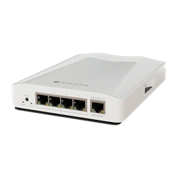 MikroTik CRS304-4XG-IN Desktop Switch (4x10G RJ45, 1x1G Ethernet, PoE-IN 802.3af/at, passzív hűtés, 512MB RAM)