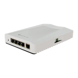 MikroTik CRS304-4XG-IN Desktop Switch (4x10G RJ45, 1x1G Ethernet, PoE-IN 802.3af/at, passzív hűtés, 512MB RAM)