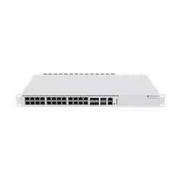 MikroTik CRS326-4C+20G+2Q+R rackbe szerelhető switch (20x 2,5G RJ45, 4x SFP+, 2x QSFP+ 40G)