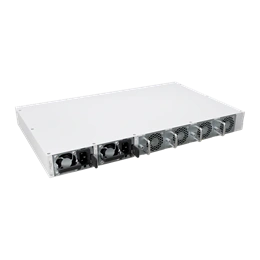 MikroTik CRS812 DDQ rackbe szerelhető switch (8×50G SFP56, 2×200G QSFP56, 2×400G QSFP56-DD, 2×10G Ethernet)