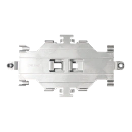 MikroTik DINrail Pro rögzítőkeret (LtAP mini kompatibilis, 35×7,5 mm DIN-sínhez, fém, ezüst)