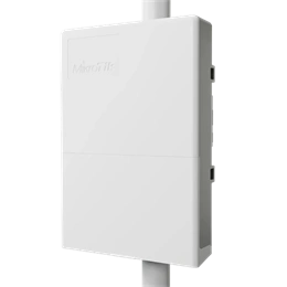 MikroTik netFiber 9 CRS310-1G-5S-4S+ kültéri switch (1x Gigabit RJ45, 5x SFP, 4x SFP+, PoE-in, IP65, fehér)