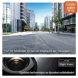 Mio MiVue E40 hátsó menetrögzítő kamera (Sony Starvis 2, Full HD 1080p 30fps, HDR)