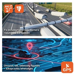 Mio MiVue J35 menetrögzítő kamera (2,5K 1440p@30fps, 140° látószög, beépített GPS, Wi-Fi, SuperCap akkumulátor, kijelző