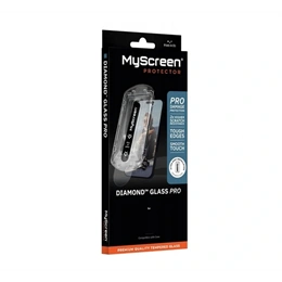 MyScreen Diamond Glass Pro Fit Frame képernyővédő üveg (9H, segédkeret, EasyApp, átlátszó)