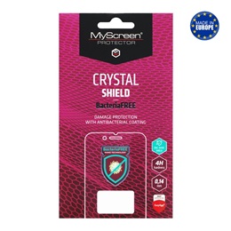 Myscreen Crystal BacteriaFree képernyővédő fólia (antibakteriális, 4H, nem íves, átlátszó)