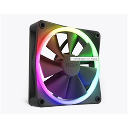 NZXT F120 RGB hűtő ventilátor (120 mm, PWM, 500-1800 RPM, FDB, 4-tűs, fekete)