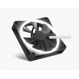 NZXT F120 RGB hűtő ventilátor (120 mm, PWM, 500-1800 RPM, FDB, 4-tűs, fekete)