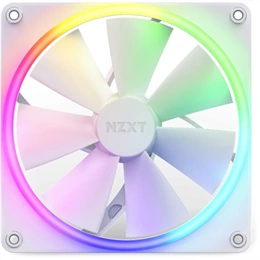 NZXT F140 RGB Duo hűtő ventilátor (140 mm, PWM, 500-1800 RPM, 84,75 CFM, 36 dBA, FDB, fehér)