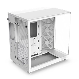 NZXT H6 Flow RGB (midi torony, ATX, ablakos, fehér)