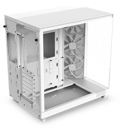 NZXT H6 Flow (midi torony, ATX, ablakos, fehér)