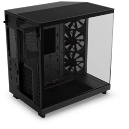 NZXT H6 Flow (midi torony, ATX, ablakos, fekete)
