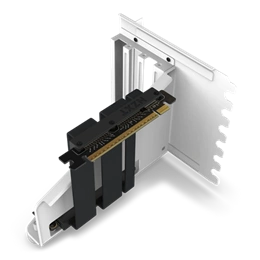 NZXT függőleges GPU rögzítő készlet (PCIe Gen4 x16, riser 175 mm, 3 slot széles, 7 PCIe foglalat, univerzális, fehér)