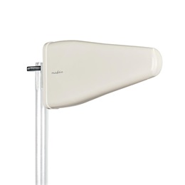 Nedis ANOR5G10WT prémium antenna (698-5000 MHz, 11 dB, SMA dugasz, 4 m kábel, 50 Ohm, beltéri/kültéri, fehér)