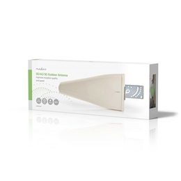 Nedis ANOR5G10WT prémium antenna (698-5000 MHz, 11 dB, SMA dugasz, 4 m kábel, 50 Ohm, beltéri/kültéri, fehér)