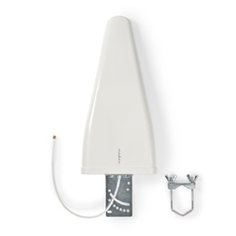 Nedis ANOR5G10WT prémium antenna (698-5000 MHz, 11 dB, SMA dugasz, 4 m kábel, 50 Ohm, beltéri/kültéri, fehér)