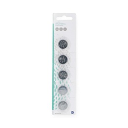 Nedis BALCR16325BL lítium gombelem CR1632 (3 V, 5 db, ezüst)