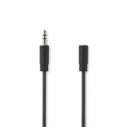 Nedis CAGL22050BK30 3,5 mm jack hosszabbító kábel (3,5 mm jack dugó / aljzat, 3 m)