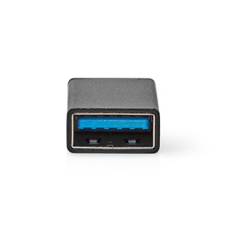 Nedis CCGB64915BK USB-C - USB-A adapter (USB-C dugó / USB-A aljzat, 5 Gbps, OTG, fekete)