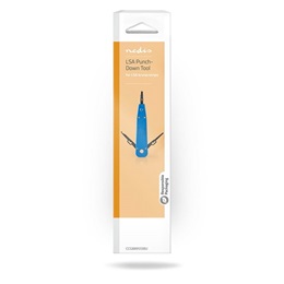 Nedis CCGB89555BU UTP betűzőszerszám RJ11/RJ45 (kék, ABS, 180x20x30 mm, 49 g, LSA kompatibilis)