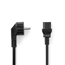 Nedis CEGL10000BK20 tápkábel (IEC-320-C13, 3 x 0,75 mm2, 2 m)
