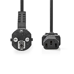 Nedis CEGL10000BK20 tápkábel (IEC-320-C13, 3 x 0,75 mm2, 2 m)