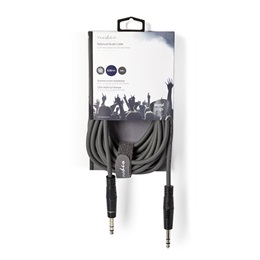 Nedis COTH23020GY50 félprofi audio kábel (2 x 6,35 mm sztereó jack dugó, 5 m, rugalmas)