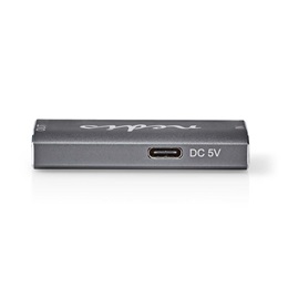 Nedis CVBW34930AT HDMI jelerősítő (25 m, 8K@60Hz, 48 Gbps, USB-A táp, antracit)