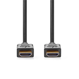 Nedis CVGL34060BK30 HDMI kábel (HDMI dugó/dugó, 4K@60Hz, ARC, 18 Gbit/s, 3 m, fekete)
