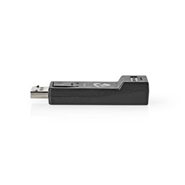 Nedis DisplayPort - HDMI adapter 1080p@60Hz (DisplayPort dugó / HDMI kimenet, egyenes, fekete)