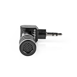 Nedis MICMJ100BK notebook mikrofon (3,5 mm jack, vezetékes, fekete)
