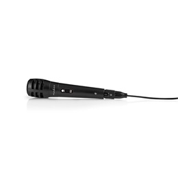 Nedis MPWD15BK dinamikus mikrofon (levehető kábel 5 m, XLR 3-tűs csatlakozó, 600 ?, 80 Hz–12 kHz, integrált kapcsoló, ut