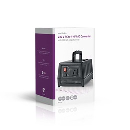 Nedis POCO102 feszültségátalakító (230 V AC › 110 V AC, 300 W, asztali kivitel, USA)