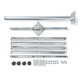 Nedis SDBS110ME antenna állvány, tartó konzol (ezüst, acél, max. tányér 90 cm, csőátmérő 42 mm, 5,6 kg)