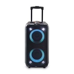 Nedis SPPT2480BK bluetooth hangszóró (v5.0, 4000 mAh belső akku, 240 W, 5 óra üzemidő, 2x5,25" mélynyomó, 2x2" magassugá