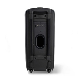 Nedis SPPT2480BK bluetooth hangszóró (v5.0, 4000 mAh belső akku, 240 W, 5 óra üzemidő, 2x5,25" mélynyomó, 2x2" magassugá
