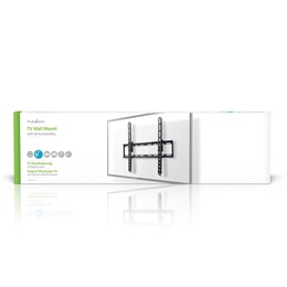 Nedis TVWM1131BK fali TV/monitor tartó konzol (23"-55", VESA 100x100-400x400, 35 kg, dönthető 12°, acél, fekete)