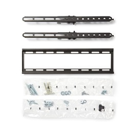 Nedis TVWM1131BK fali TV/monitor tartó konzol (23"-55", VESA 100x100-400x400, 35 kg, dönthető 12°, acél, fekete)